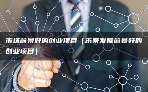 市场前景好的创业项目（未来发展前景好的创业项目）