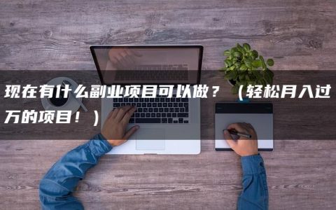 现在有什么副业项目可以做？（轻松月入过万的项目！）